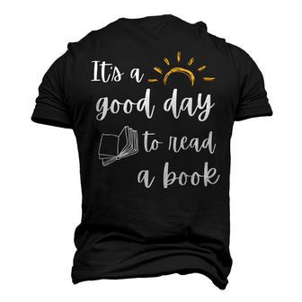 Funny Its Good Day To Read Book Funny Library Reading Lover Men's 3D Print Graphic Crewneck Short Sleeve T-shirt - Thegiftio UK