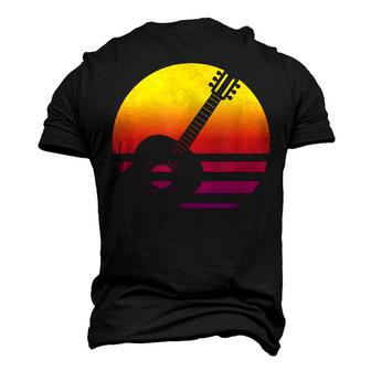 Guitar Retro Style Vintage V2 Men's 3D T-shirt Back Print - Seseable