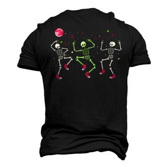 Halloween Dancing Skeletons Halloween Spooky Skeleton Men's 3D T-shirt Back Print - Seseable