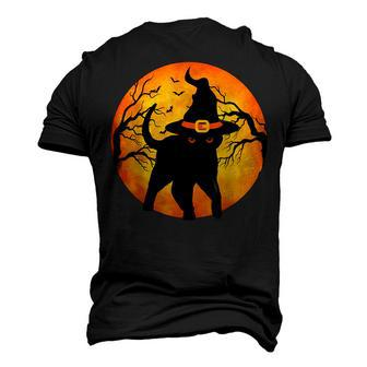 Halloween Scary Black Cat Boys Girls Kids Halloween Men's 3D T-shirt Back Print - Seseable