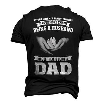 Husband - Love Being A Dad Men's 3D T-shirt Back Print - Seseable