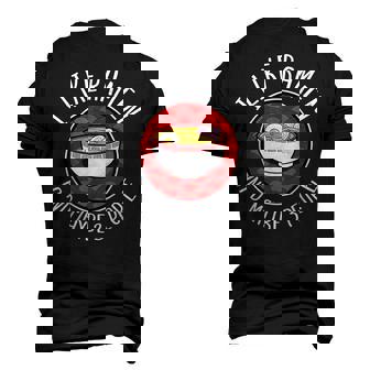I Like Ramen Japanese Noodles Anime Lover Men's T-shirt 3D Print Graphic Crewneck Short Sleeve Back Print - Thegiftio UK