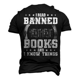 I Read Banned Books Book Lovers Reading Men's 3D Print Graphic Crewneck Short Sleeve T-shirt - Thegiftio UK