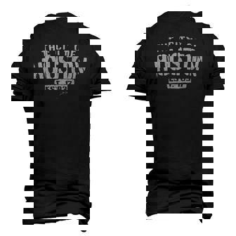 Jcombs Houston Texas Lone Star State Men's 3D T-Shirt Back Print | Mazezy