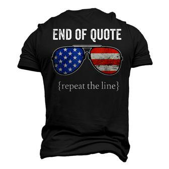 Joe Biden End Of Quote Repeat The Line V2 Men's 3D T-shirt Back Print - Seseable