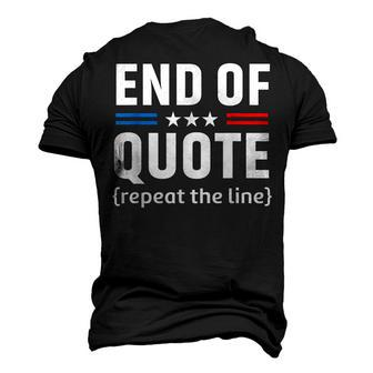 Joe End Of Quote Repeat The Line V2 Men's 3D T-shirt Back Print - Seseable