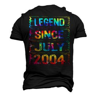 July 18 Years Old Since 2004 18Th Birthday Tie Dye Men's 3D T-shirt Back Print - Seseable