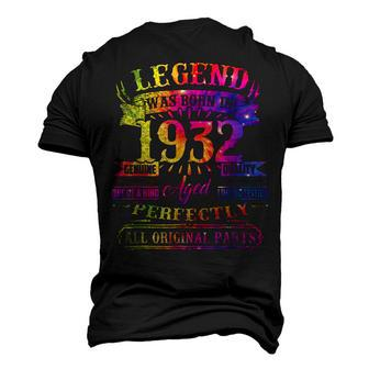 Legend Was Born In 1932 90 Year Old 90Th Birthday Tie Dye Men's 3D T-shirt Back Print - Seseable