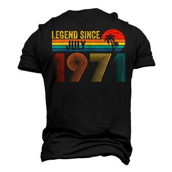 Legend Since July 1971 51St Birthday 51 Years Old Men's 3D T-shirt Back Print - Seseable