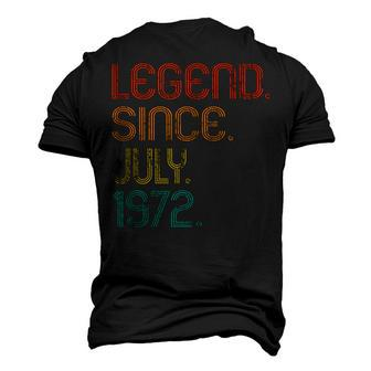 Legend Since July 1972 50Th Birthday 50 Years Old Vintage Men's 3D T-shirt Back Print - Seseable