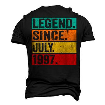 Legend Since July 1997 25Th Birthday 25 Years Old Vintage Men's 3D T-shirt Back Print - Seseable