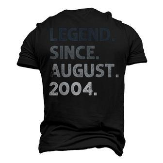 Legend Since August 2004 18 Years Old 18Th Birthday Men's 3D Print Graphic Crewneck Short Sleeve T-shirt - Thegiftio UK
