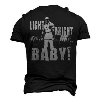 Light Weight Baby - Ronnie Coleman Gym Motivational Men's T-shirt 3D Print Graphic Crewneck Short Sleeve Back Print - Thegiftio UK