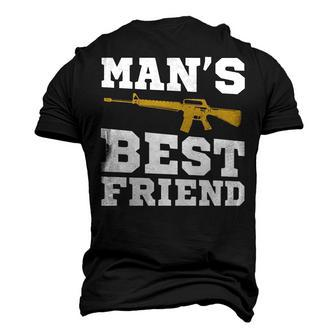 Mans Best Friend V2 Men's 3D T-shirt Back Print - Seseable