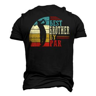 Mens Best Brother By Par Daddy Father Day Gifts Golf Lover Men's T-shirt 3D Print Graphic Crewneck Short Sleeve Back Print - Thegiftio UK