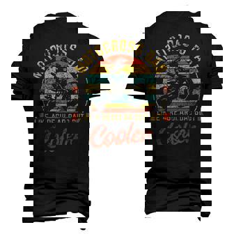 Mens Dirt Bike Dad Like A Regular Dad But Cooler Motocross Dad Men's T-shirt 3D Print Graphic Crewneck Short Sleeve Back Print - Thegiftio UK