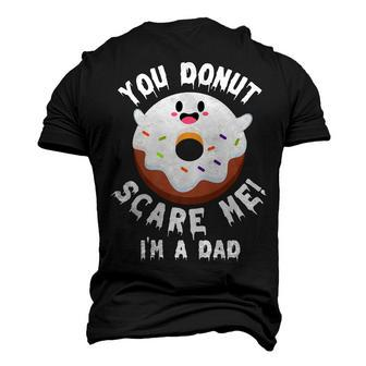 Mens Funny Dad Halloween Costume Kawaii Donut Love Ghost Dad Joke Men's 3D Print Graphic Crewneck Short Sleeve T-shirt - Thegiftio UK