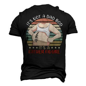 Mens Happy Fathers Day Its Not A Dad Bod Its A Father Figure Men's T-shirt 3D Print Graphic Crewneck Short Sleeve Back Print - Thegiftio UK