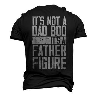 Mens Its Not A Dad Bod Its A Father Figure Fathers Day Men's T-shirt 3D Print Graphic Crewneck Short Sleeve Back Print - Thegiftio UK