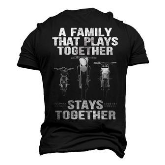 Motocross Family Men's 3D T-shirt Back Print - Seseable