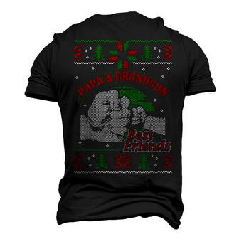 Papa & Grandson Best Friends Sweatshirt Men's 3D T-shirt Back Print - Seseable