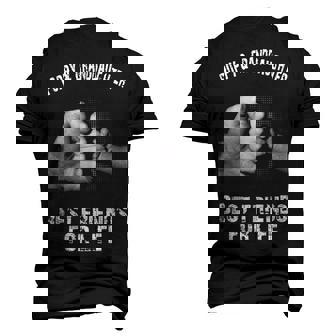 Poppy & Granddaughter - Best Friends Men's 3D T-shirt Back Print - Seseable
