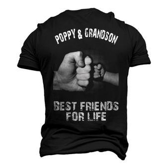 Poppy & Grandson - Best Friends Men's 3D T-shirt Back Print - Seseable