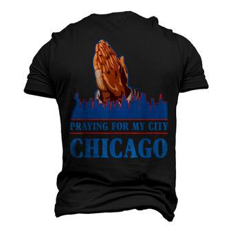 Pray For Chicago Chicago Shooting Support Chicago Men's 3D T-shirt Back Print - Seseable