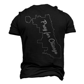Pray For Chicago Chicago Shooting Support Chicago Outfit Men's 3D T-shirt Back Print - Seseable