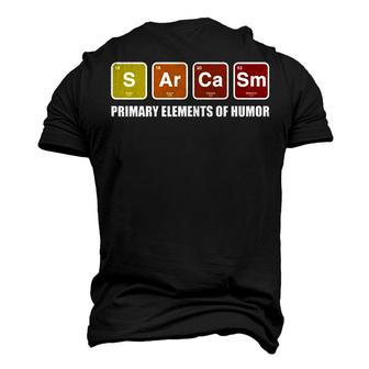 Primary Elements Of Humor V3 Men's 3D T-shirt Back Print - Seseable
