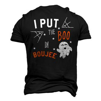 I Put Boo In Boujee Halloween Boo Ghost Men's 3D T-shirt Back Print - Seseable