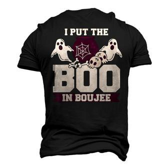 I Put The Boo In Boujee Boo Halloween Party Men's 3D T-shirt Back Print - Seseable