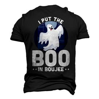 I Put The Boo In Boujee Happy Halloween Fun Men's 3D T-shirt Back Print - Seseable