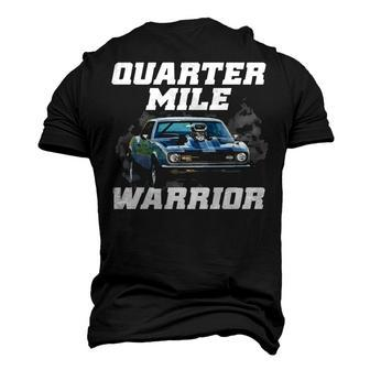 Quarter Mile Warrior Men's 3D T-shirt Back Print - Seseable