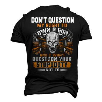 Question My Right Men's 3D T-shirt Back Print - Seseable