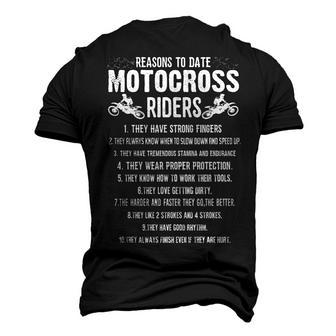 Reasons To Date Motocross Riders Men's 3D T-shirt Back Print - Seseable