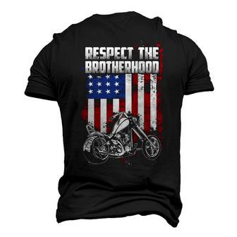 Respect Brotherhood Men's 3D T-shirt Back Print - Seseable