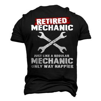 Retired Mechanic V2 Men's 3D T-shirt Back Print - Seseable