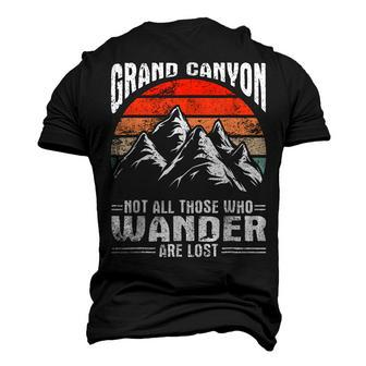 Retro Arizona Hiking Grand Canyon National Park Grand Canyon Men's 3D T-shirt Back Print - Seseable