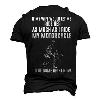 As Much As I Ride My Motorcycle Men's 3D T-shirt Back Print - Seseable
