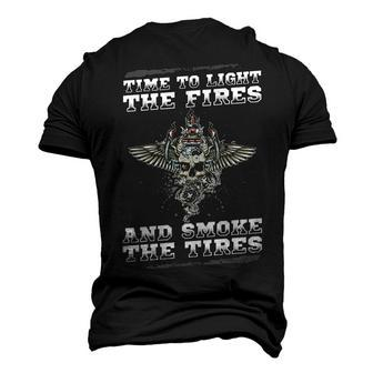 Smoke The Tires Men's 3D T-shirt Back Print - Seseable