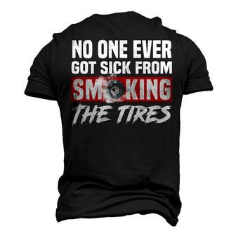 Smoking Tires V2 Men's 3D T-shirt Back Print - Seseable