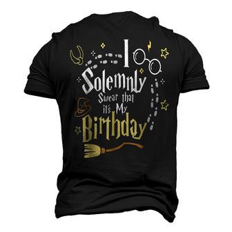 I Solemnly Swear That Its My Birthday Men's 3D T-shirt Back Print - Seseable