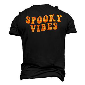 Spooky Vibes Halloween Spooky Season Trick Or Treat Men's 3D T-shirt Back Print - Seseable