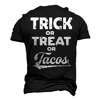 Trick Or Treat Or Tacos Halloween Costume Party Men's 3D T-shirt Back Print - Seseable