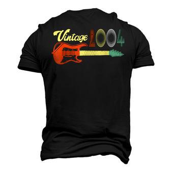 Vintage 2004 Retro 18Th Birthday With Guitar 18 Years Old Men's 3D T-shirt Back Print - Seseable