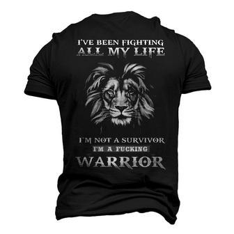 Im A Warrior Men's 3D T-shirt Back Print - Seseable
