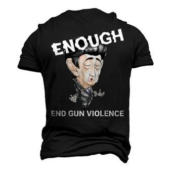 Wear Orange Shinzo Abe Enough End Gun Violence V2 Men's 3D T-shirt Back Print - Seseable