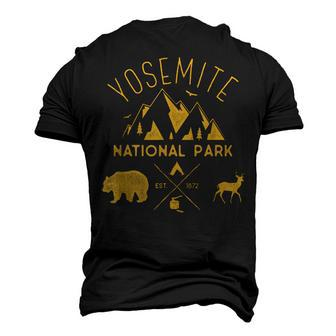 Yosemite National Park California Souvenir Men's 3D T-shirt Back Print - Seseable
