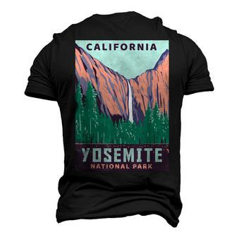 Yosemite National Park Us Vintage Usa California Parks Men's 3D T-shirt Back Print - Seseable